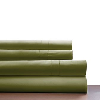 Pointehaven 620 Thread Count Cotton Sateen Sheet Set or Pillowcase Pair