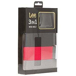 Men's Lee 3-Pack Web Belts