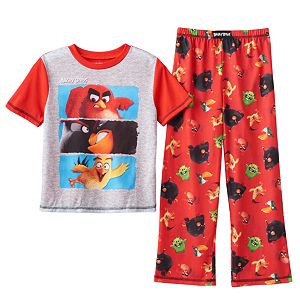 Boys 4-20 Angry Birds 2-Piece Pajama Set
