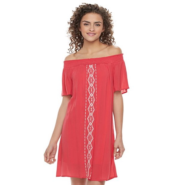Off the deals shoulder dress kohls
