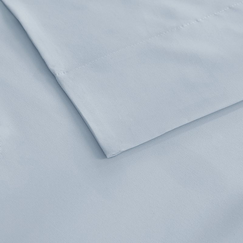 Sleep Philosophy Smart Cool Microfiber Sheet Set, Blue, Twin