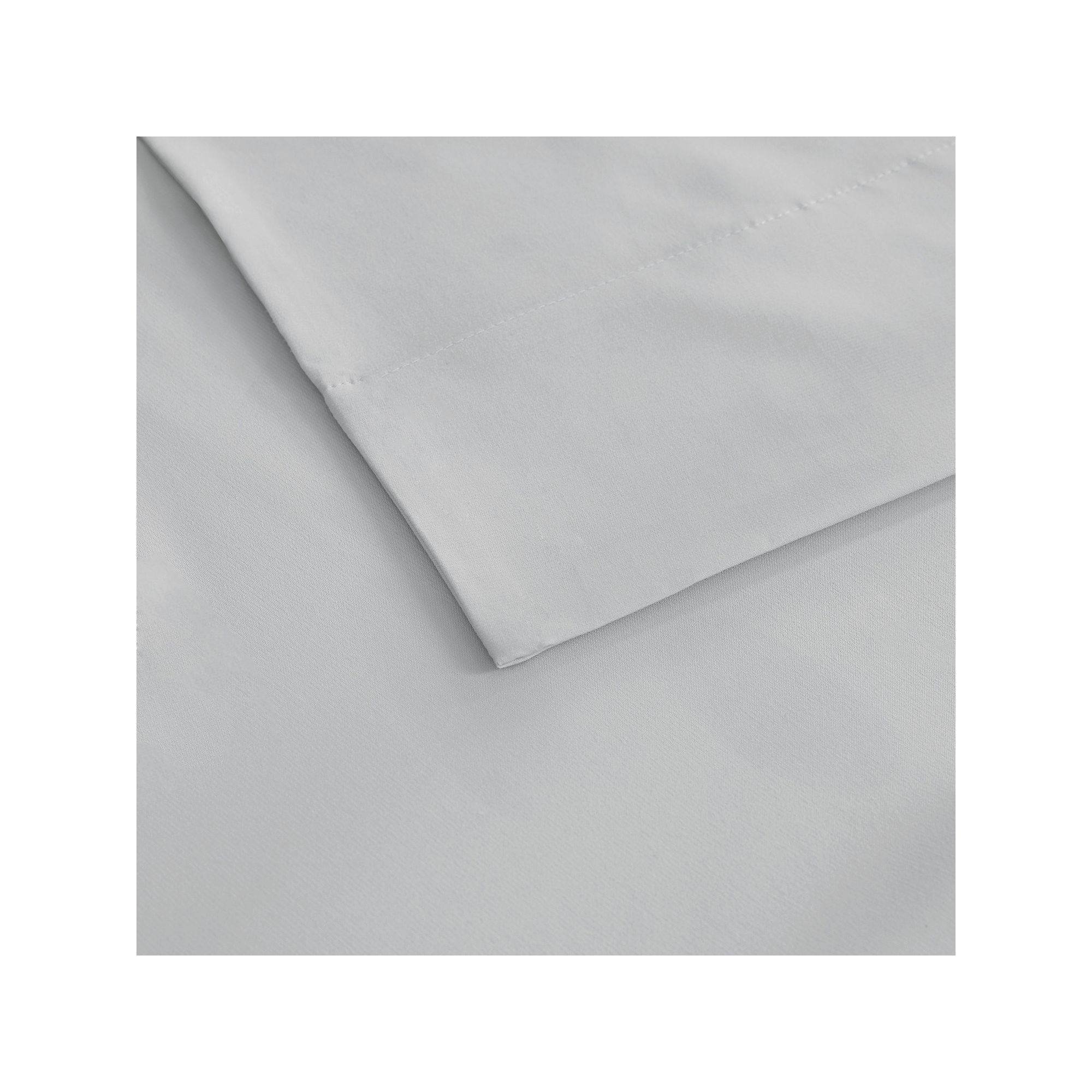 Sleep Philosophy Smart Cool Microfiber Sheet Set, Light Gray