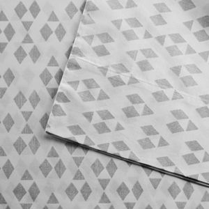 Urban Habitat Diamond Printed Cotton Sheet Set