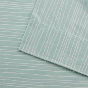 Urban Habitat Printed Lines Cotton Sheet Set