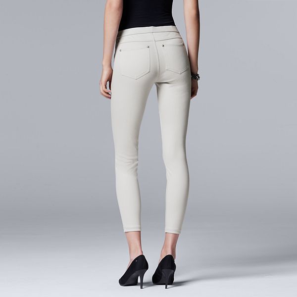 vera wang jean leggings