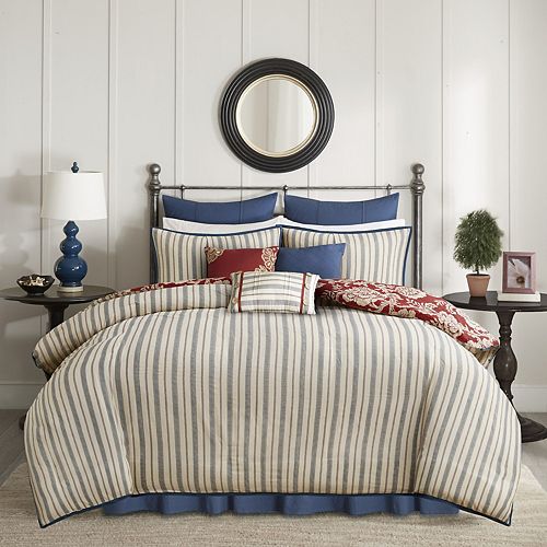 Madison Park 9 Piece Georgia Duvet Cover Set