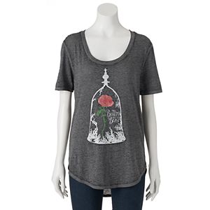 Disney's Beauty and the Beast Juniors' Enchanted Rose Graphic Tee