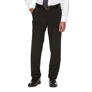 Men's Croft & Barrow® True Comfort 4-Way Stretch Classic-Fit Pleated Dress Pants