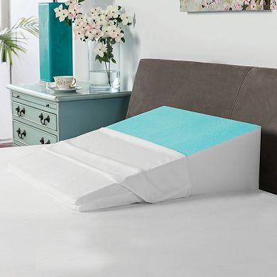 SensorPEDIC Gel Coated Memory Foam Bed Wedge Pillow