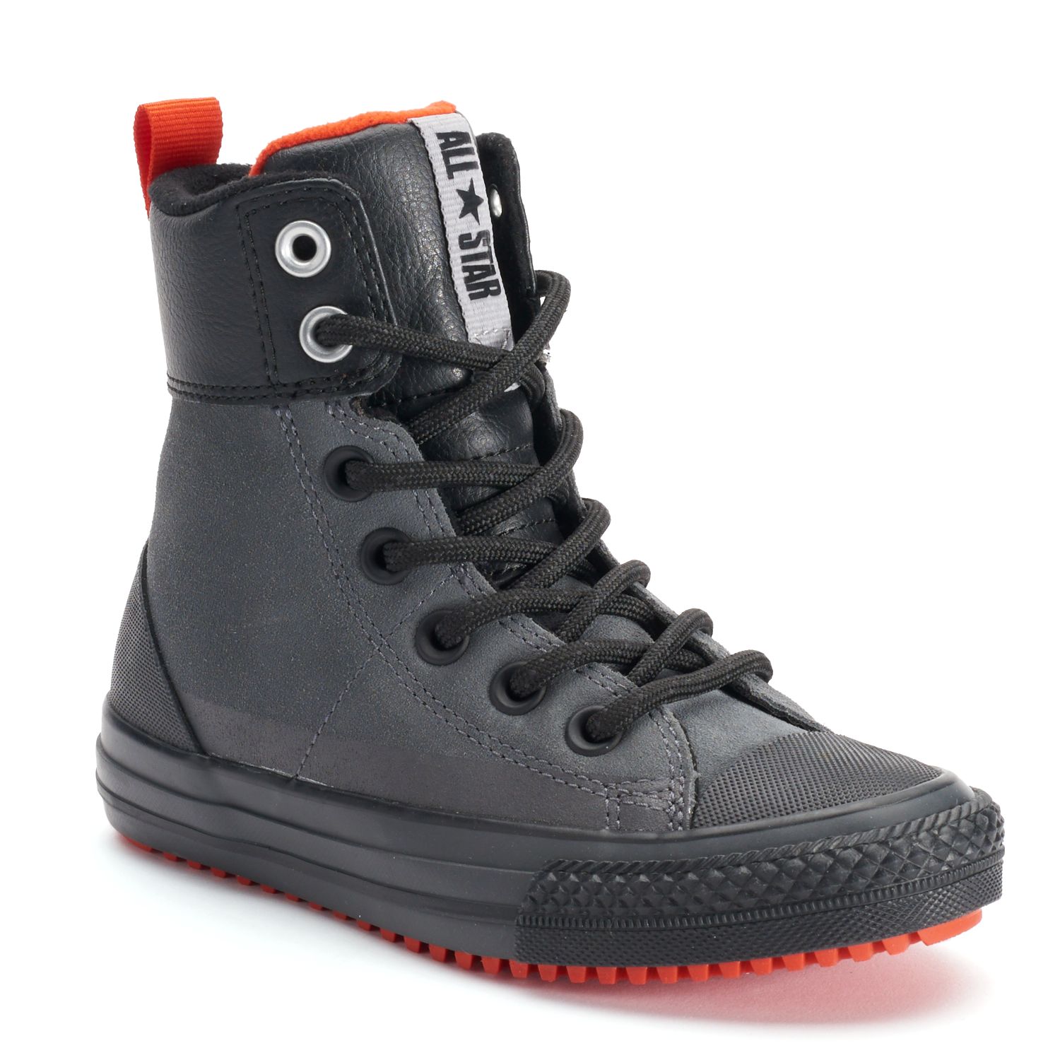 converse chuck taylor all star asphalt boot leather