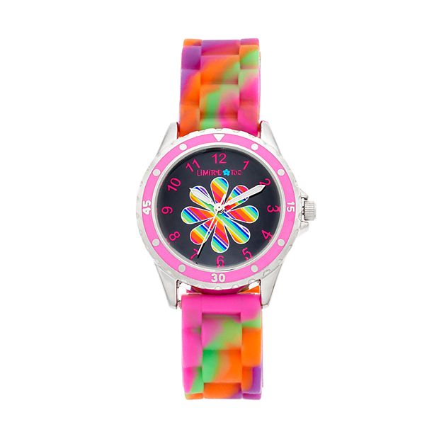 Limited Too Kids Rainbow Flower Watch