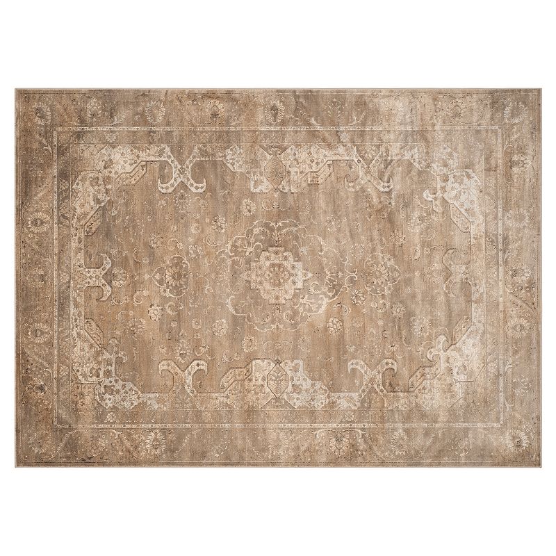 Safavieh Vintage Zara Framed Floral Rug, Grey, 6.5X9 Ft