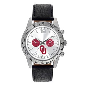 Men's Game Time Oklahoma Sooners Letterman Watch