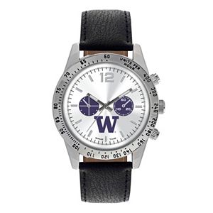 Men's Game Time Washington Huskies Letterman Watch