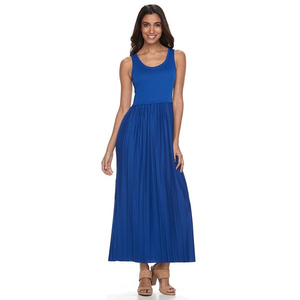 Petite Apt. 9® AccordionPleat Maxi Dress