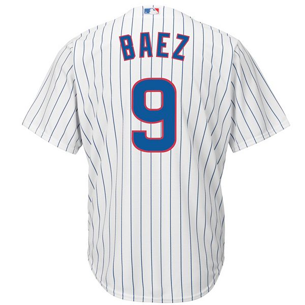 Chicago Cubs Javier Baez #9 Majestic Alternate Patch Baseball