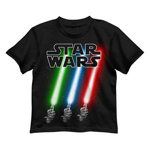 Boys 4-7 Star Wars Slanted Lightsabers Graphic Tee