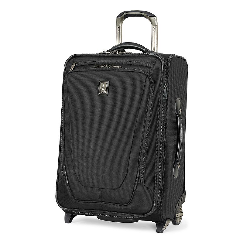 Travelpro Crew 11 Rollaboard Wheeled Suiter Luggage, Black, 22 CARRYON