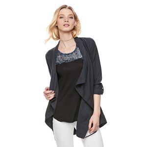 Women's Rock & Republic® Studded Asymmetrical Jacket