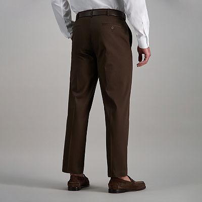 bulova dress classic watch Mens Haggar Premium No Iron Khaki Fit Flat Front Pants Chocolate The Men’s Light Olive Linen Men's Big & Tall Wrinkle