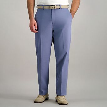 Men’s Haggar® Premium No-Iron Khaki Stretch Classic-Fit Flat-Front Expandable Waist Pants
