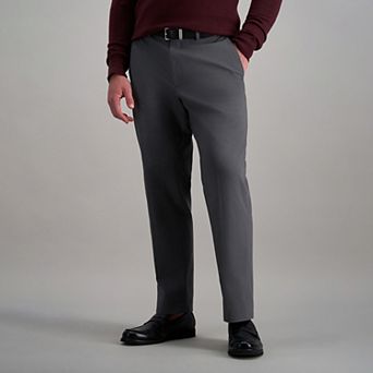 Men’s Haggar® Premium No-Iron Khaki Stretch Classic-Fit Flat-Front Expandable Waist Pants