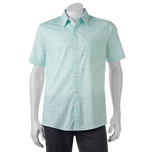 Men's Haggar Classic-Fit Button-Down Shirt