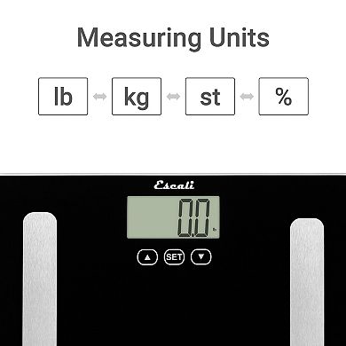 Escali Body Analyzing Bathroom Scale