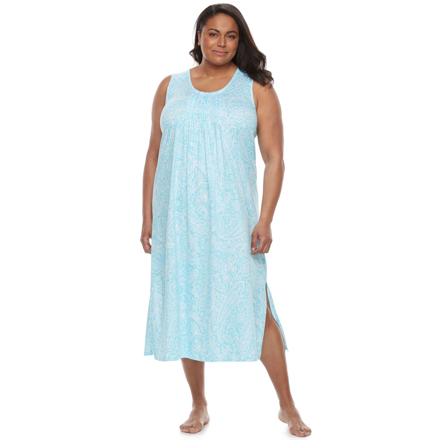 plus size maxi nightgown