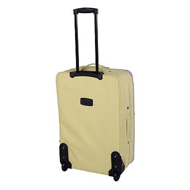 American Flyer Greek Key 4-Piece Wheeled Luggage Set