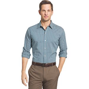 Menu2019s Van Heusen Flex Slim-Fit Stretch Plaid Button-Down Shirt