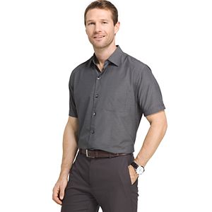 Men's Van Heusen Air Wovens Classic-Fit Poplin Performance Button-Down Shirt