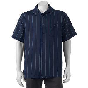 Men's Haggar Classic-Fit Microfiber Easy-Care Button-Down Shirt