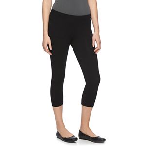 Women's LC Lauren Conrad Black Capri Leggings