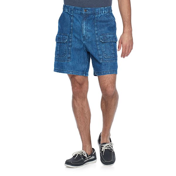 COOFANDY Mens Relaxed Fit Jean Shorts Classic Casual Denim Cargo Shorts with 5 Pockets 