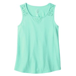 Girls 7-16 & Plus Size SO® Lace Shoulder Tank Top