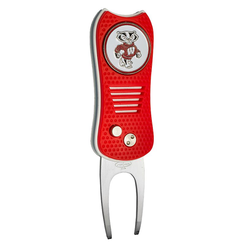 Team Golf Wisconsin Badgers Switchfix Divot Repair Tool