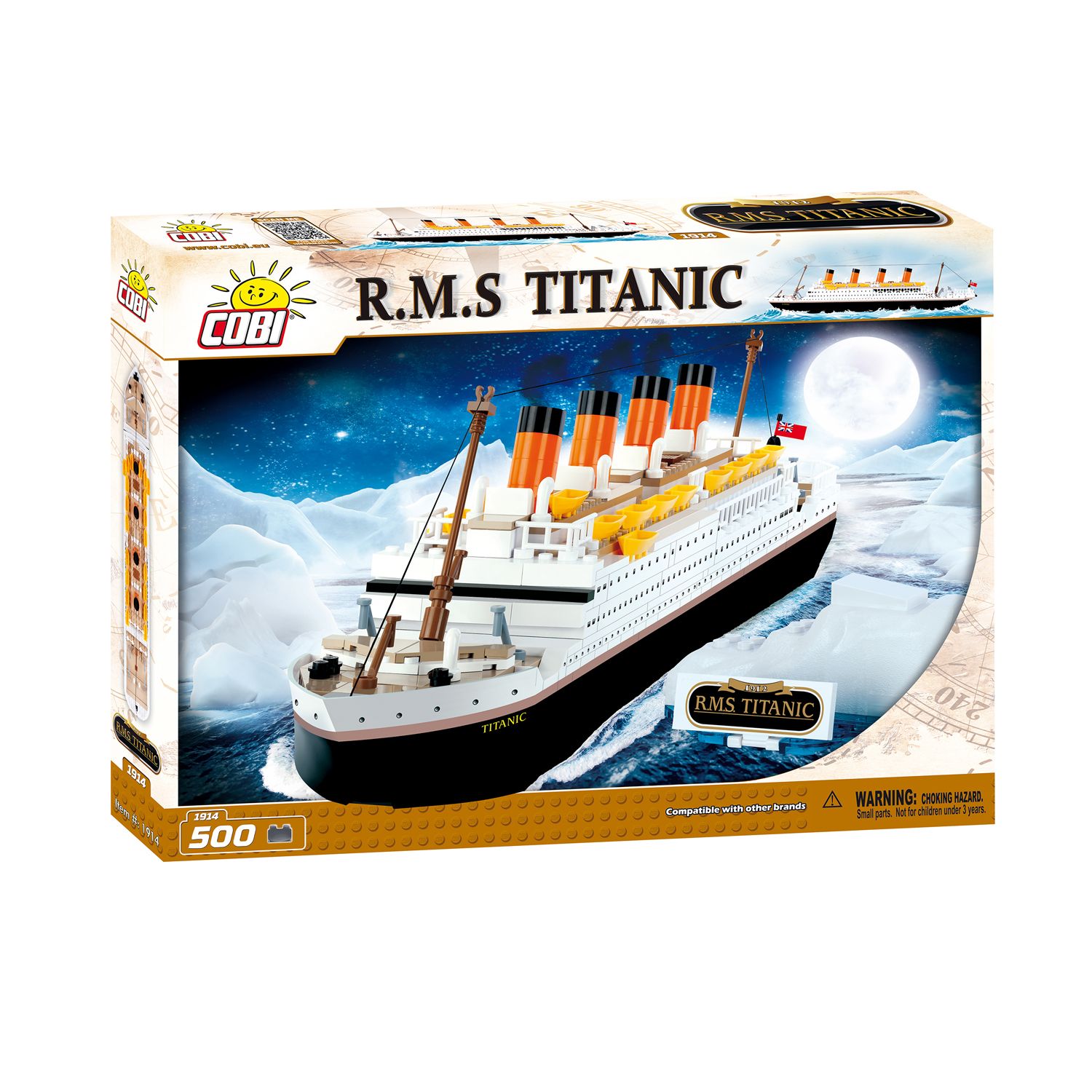 cobi titanic lego
