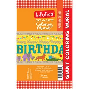 Lullubee Birthday Parade Giant Coloring Mural