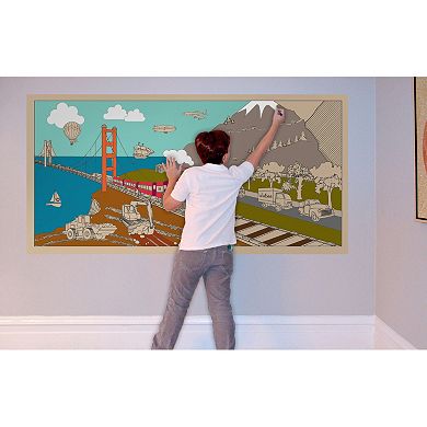 Lullubee On The Go Giant Coloring Mural