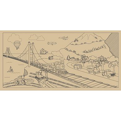 Lullubee On The Go Giant Coloring Mural