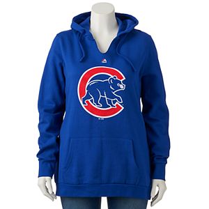 Plus Size Majestic Chicago Cubs Primary Hoodie