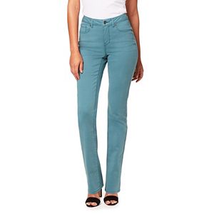 Women's Miracle Jean Dream Slimming Stretch High-Rise Straight-Leg Jeans