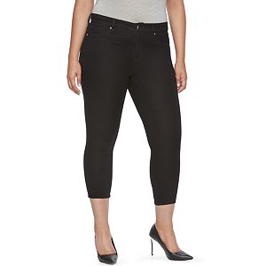 Plus Size Jennifer Lopez Super Skinny Crop Jeans