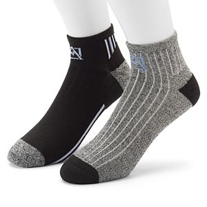 Men's Avalanche 2-pack Wool-Blend Outdoor Quarter Socks