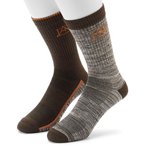 Men's Avalanche 2-pack Wool-Blend Outdoor Crew Socks