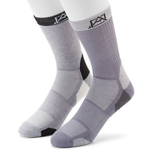 Men's Avalanche 2-pack Wool-Blend Outdoor Crew Socks