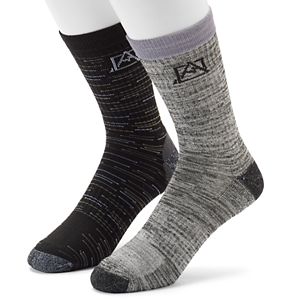 Men's Avalanche 2-pack Wool-Blend Outdoor Crew Socks