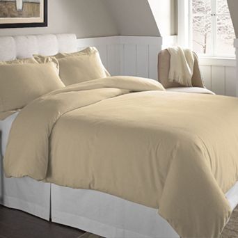 Pointehaven Flannel Duvet Cover Set