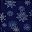 Navy Snowflake